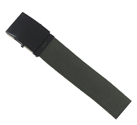 Pásek kalhotový, široký 4,5 cm, OLIV